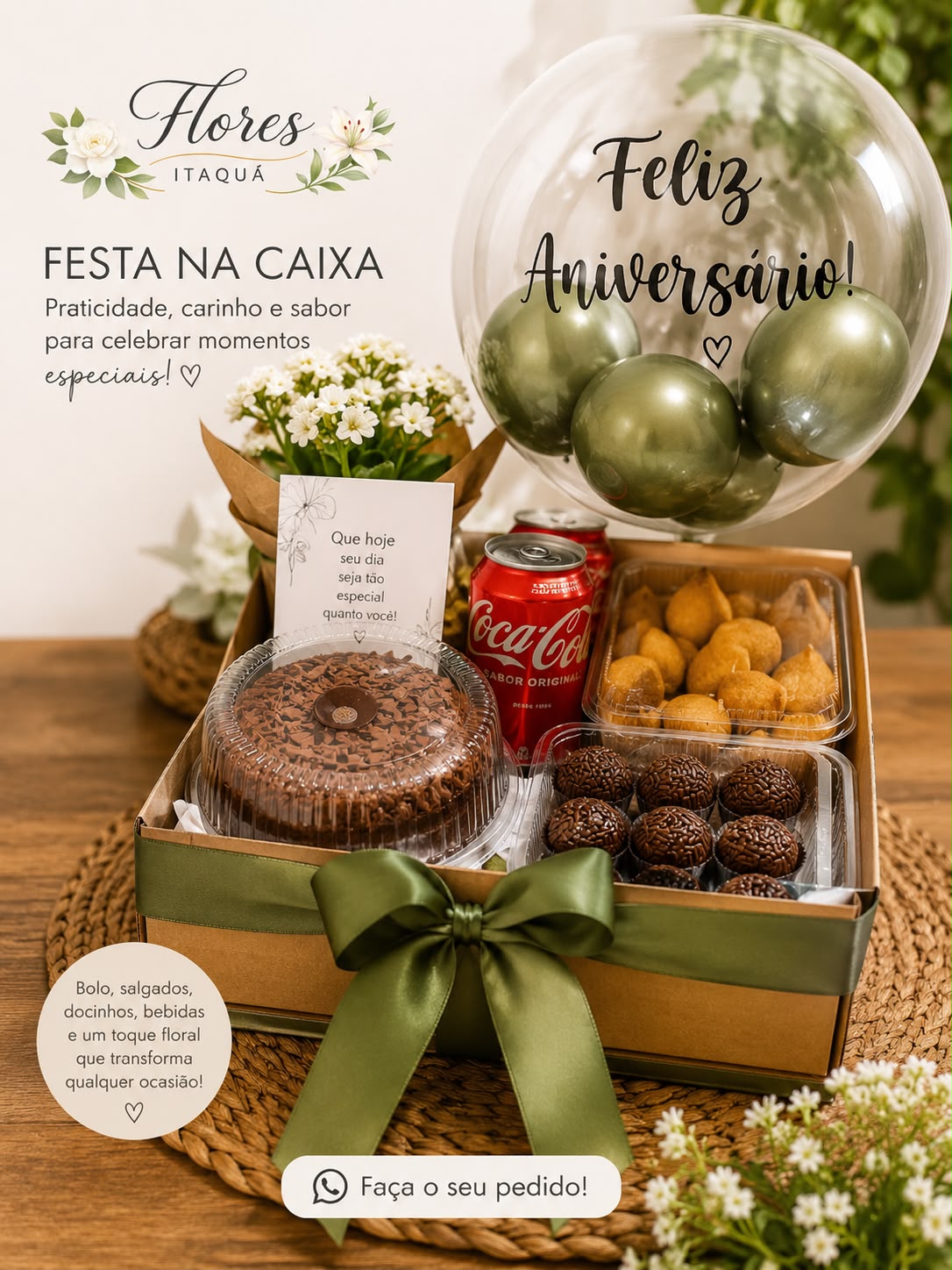 Comprar Festa na Caixa – Aniversário na Itaqua Flores