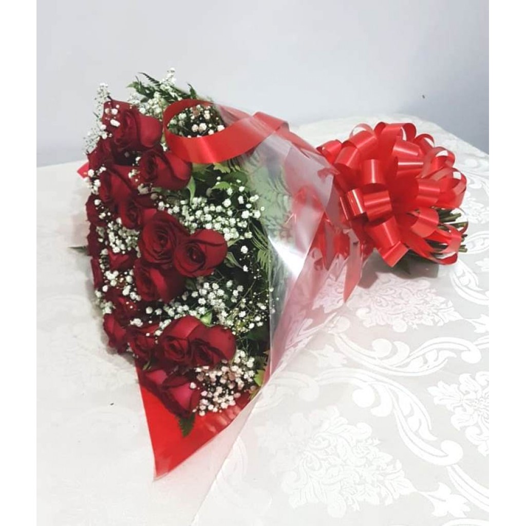 Buquê com 36 Rosas Nacionais